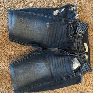 Kancan ripped jeans, size 14, high rise slim fit ankle skinny